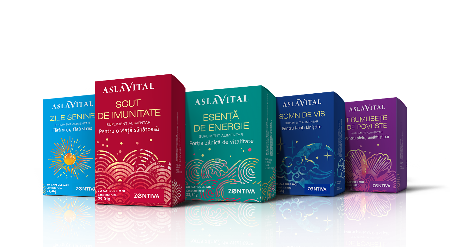 Zentiva lansează o gamă de suplimente alimentare sub brandul Aslavital