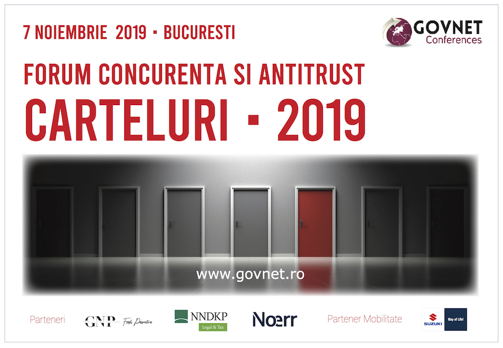 Forumul Roman de Concurenta si Antitrust – Carteluri 2019: 7 noiembrie, Bucuresti