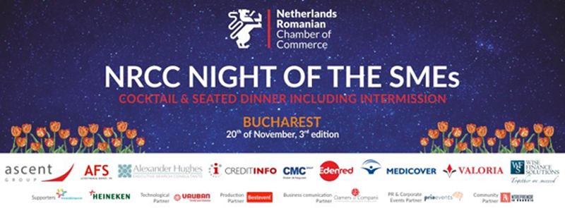 Oferte speciale pentru participantii la NRCC NIGHT OF SMEs, cel mai interactiv eveniment dedicat IMM-urilor