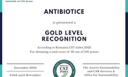 Antibiotice Iaşi, premiată în cel mai important clasament de sustenabilitate din România