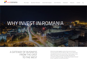 InvestRomania a lansat website-ul dedicat investitorilor străini