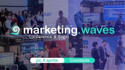 Expo-conferința Marketing Waves propune 6 ore de conținut relevant livrat de profesioniști în marketing, comunicare și vânzări