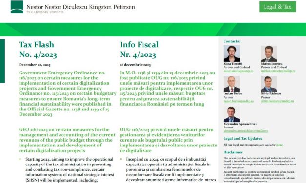 Analiza specialiștilor NNDKP privind măsurile bugetare pentru asigurarea sustenabilității financiare a României pe termen lung, precum și pentru implementarea unor proiecte de digitalizare